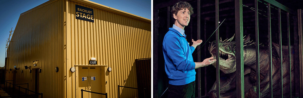 The Backlot Stage at Warner Bros. Studio Tour London.